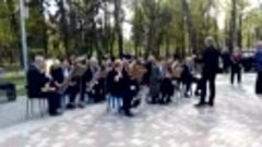 Ретро танцы с оркестром г Новомосковск городском парке