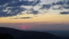 Закат на горе Демерджи. Крым. Июнь 2019