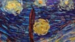 Уникальная мозаичная копия полотна Винсента Ван Гога _Звездн...