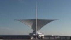 Time Lapse- Milwaukee Art Museum - Calatrava - Burke Brise S...