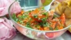 Закуска из запеченных болгарских перцев. Вкуснота невероятна...