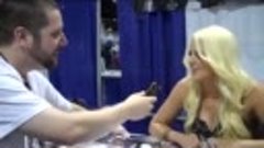 Former WWE Diva Maryse at Chicago Comic Con 2012