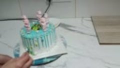 оформление торта 14 лет