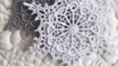 Вяжем красивую снежинку! ❄️❄️❄️Мастер-класс! Crochet snowfla...