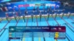 Women&#39;s 400m Individual Medley FINAL 2019 World Swimming Cha...