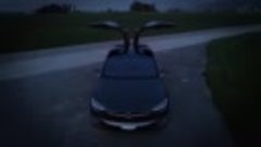 Tesla Model X - CRAZY LIGHTSHOW !!! Must see! Full HD 02:21