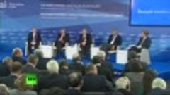 Выступление Владимира Путина на пленарной сессии дискуссионн...