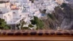 Джакузи с видом на Санторини 