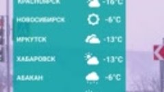 Погода в Сибири и на Дальнем Востоке на 28 ноября