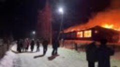 ⚡️Прямо перед проверкой губернатора сгорела школа в Иркутско...