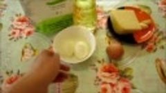 Пирог Косичка из слоёного теста с сыром и варёными яйцами, т...