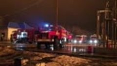 Нефтебаза в Курской области горит после атаки украинского др...