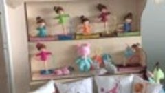 Куклы гимнастки из фетра