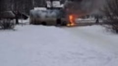 В Иванове горит автобус