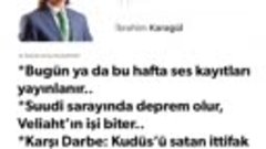 İbrahim Karagül-Bugün ya da bu hafta ses kayıtları yayınlanı...