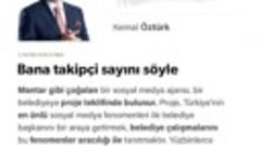 Kemal Öztürk - Bana takipçi sayını söyle - 11.01.2019