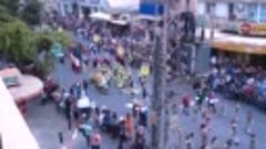 Пуримский парад в Петах тыкве из окна моего дома