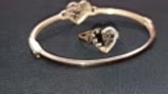 Комплект браслет и кольцо золото 585
