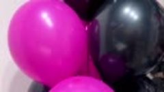 Воздушные шары в стиле Уэнздей 🕸️