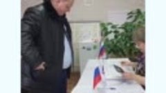 Максим Данилов проголосовал на выборах Президента РФ