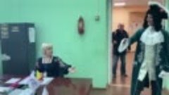 «Александр Невский» и «Пётр I» голосовали на выборах президе...