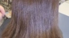 Кератиновое выпрямление волос 