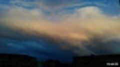 Вымеобразные облака над Слободским 18.05.2019