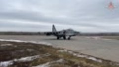 Экипажи Су-25СМ нанесли огневое поражение по скоплению лично...