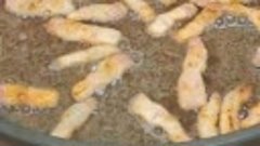 Жарим картофель на сале
