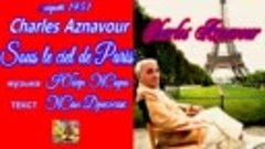 Charles Aznavour Sous Le Ciel De Paris
