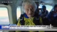 Глендин Хэмилтон прыгнула с парашютом на своё 100-летие