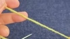 Соединение нитей при вязании спицами