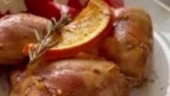 Куриные бёдра в апельсиновом маринаде