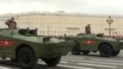 Генеральная репетиция Парада Победы прошла на Дворцовой площ...