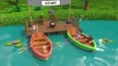 Row, Row, Row Your Boat (Animal Version) _ Lalafun Nursery R...