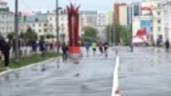 Традиционная городская эстафета ко Дню Победы прошла в Саран...