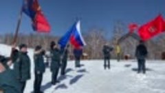 Эстафета флага 375-летия пожарной охраны России