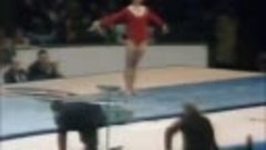 Coветская гимнастка на кубке мира 😃