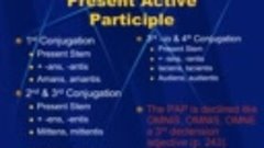 8 - Lesson 22 - 35 - The Present Participle Active