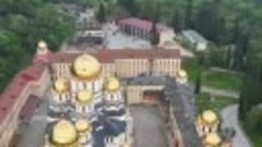 Абхазия. ⛪️&quot;Величественный Новоафонский монастырь!&quot; 🙏🏻🌴🌞