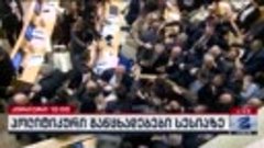 Грузинские депутаты устроили драку в парламенте
