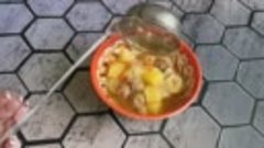УГРА-ЧУЧВАРА, СУП-лапша с пельменями и фрикадельками. #суп