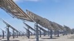 Китайская солнечная электростанция. Пустыня Гоби