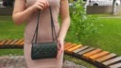 L03-98-KHAKI Женская сумка кроссбоди &#39;Chanel&#39; хаки