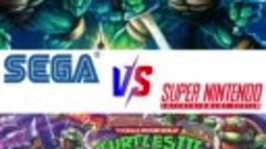 Sega против Snes TMNT - Ограбление Гиперстоуна против TMNT I...