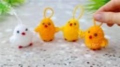 🐤🐣 It&#39;s so Cute ❤️ Superb Chicken Making Idea with Yarn - ...