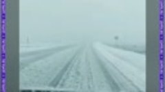 Майский снег застал врасплох автомобилистов