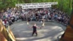 Most flaming whip crack juggling catches in one minute - Gui...