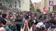 В Грузии митингующие перекрыли проспект Руставели
