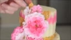 Ruffle Flower Cake Tutorial